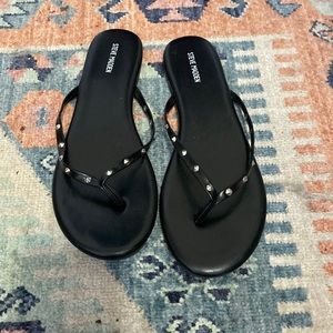 Steve Madden faux leather sandals